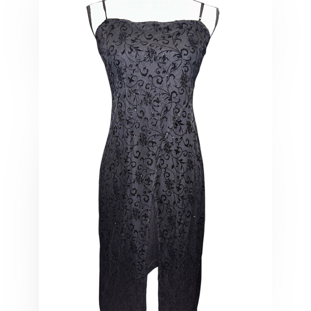 Elegant Black Lace Dress